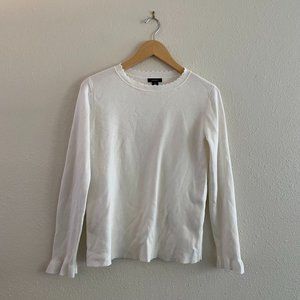 Halogen White MP Long Sleeved Sweater